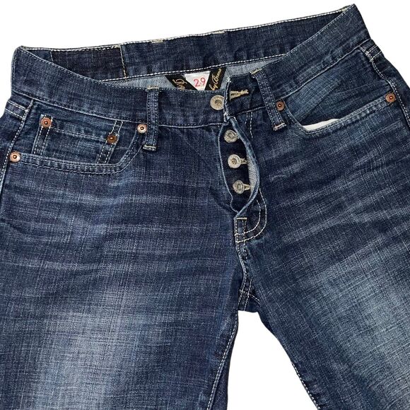 Lucky Brand Bootcut Western Boho Jeans Womens Size 29 Mid Rise Medium Blue Wash - Picture 3 of 14